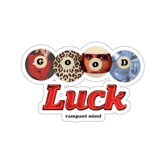 "Good Luck" sticker