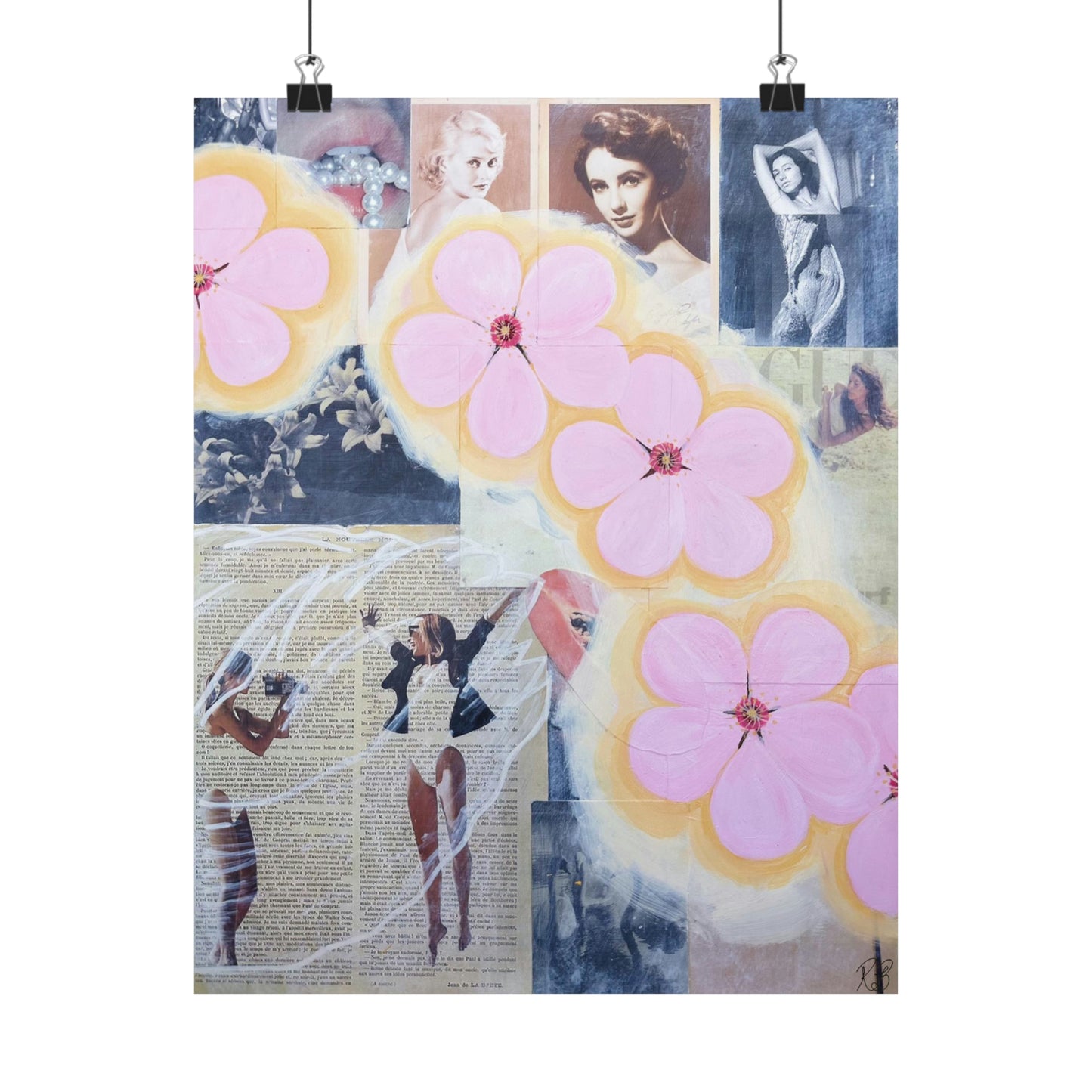 "Cherry Blossom" print