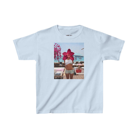 "Orchid Head" baby tee